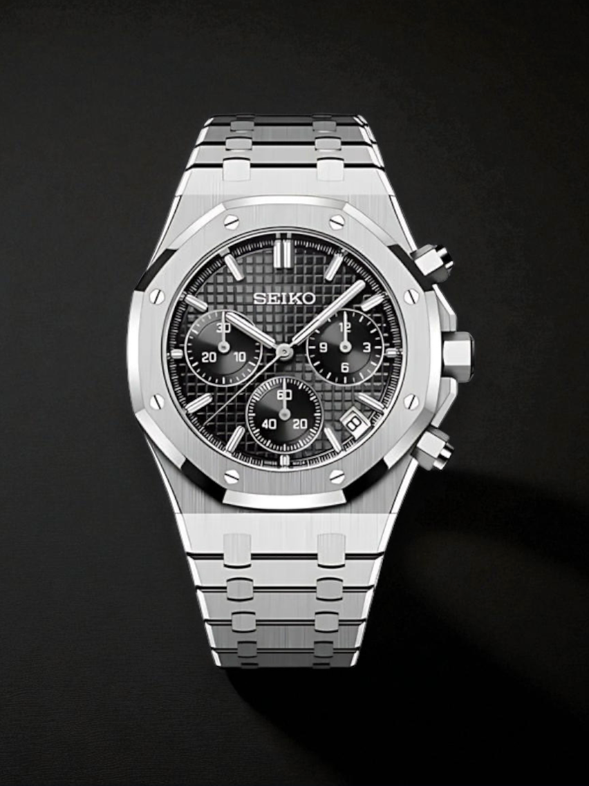 Royal Oak Chronographe sur fond Noir