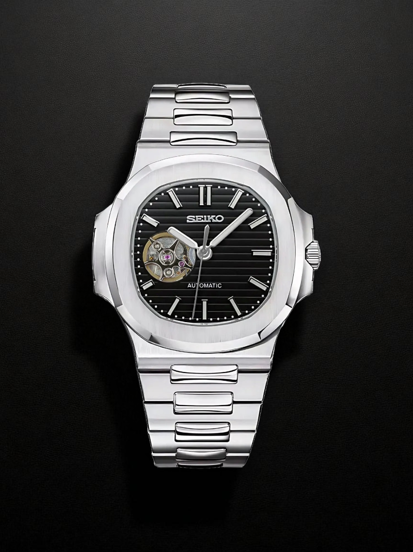 Nautilus Open Heart fond Noir