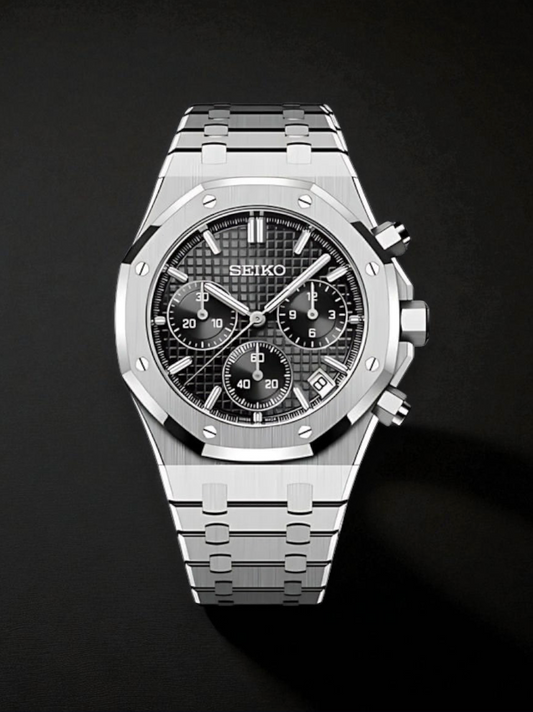 Royal Oak Chronographe sur fond Noir