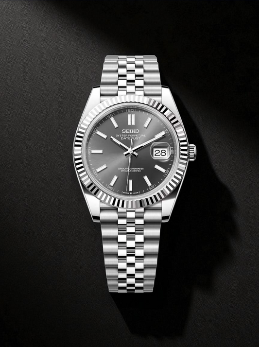 DateJust fond Gris