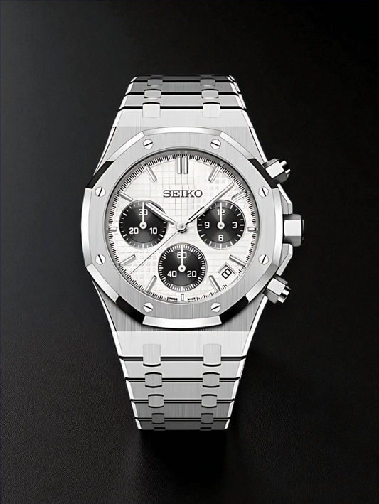 Royal Oak Chronographe fond Noir et Blanc