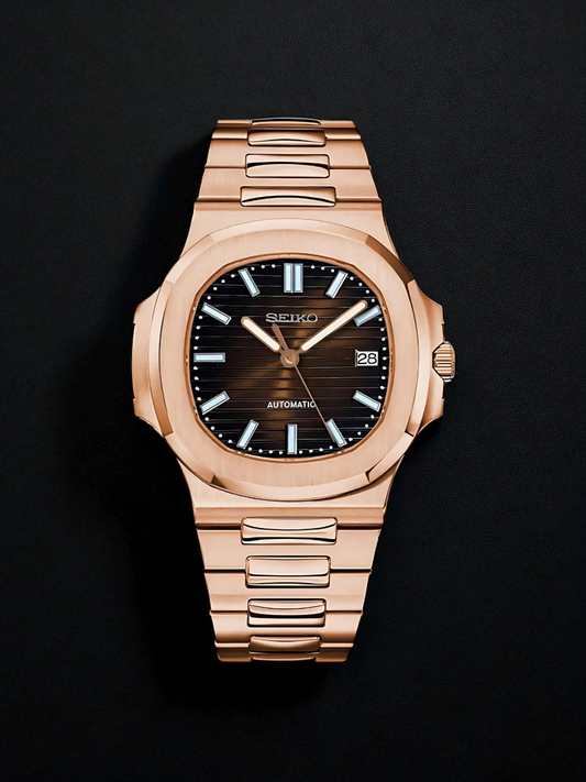 Nautilus Rose Gold Cadran Marron