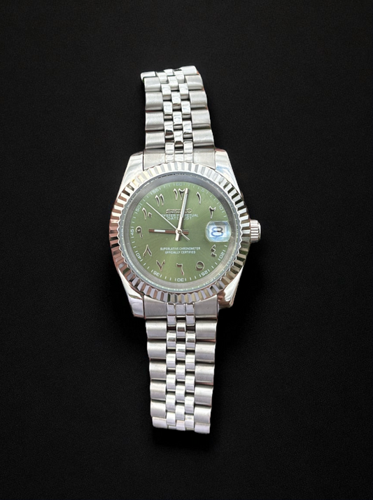 DateJust chiffres Arabes Kaki