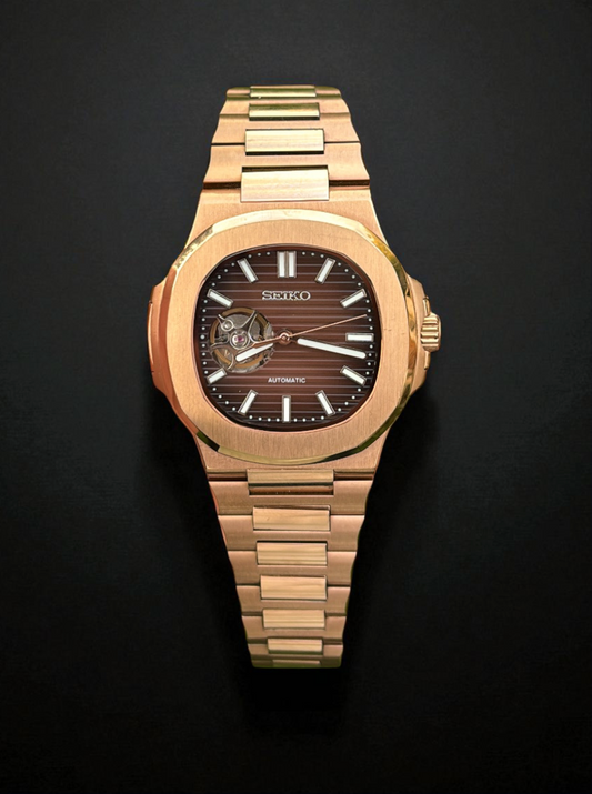 Nautilus Open Heart Rose Gold